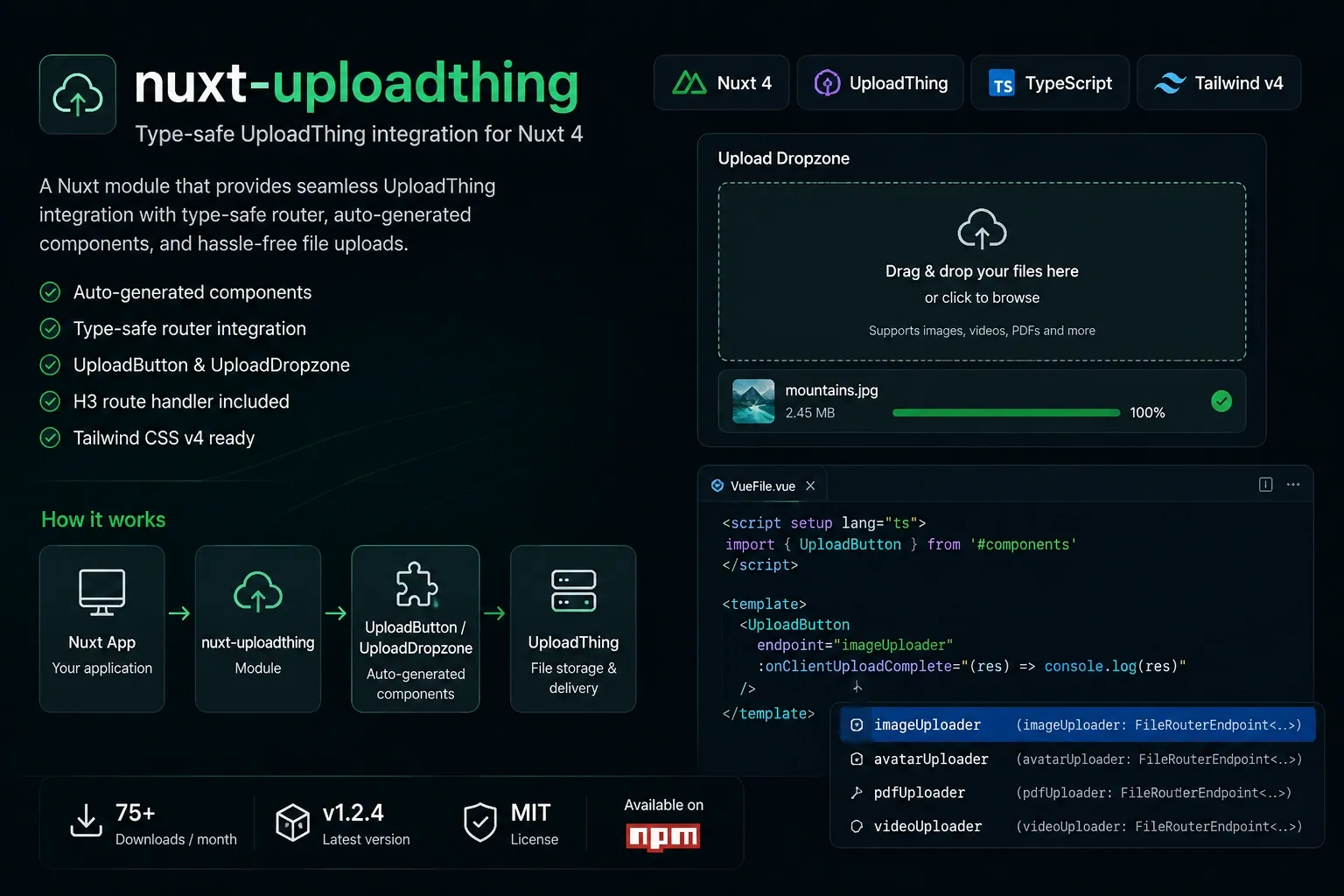 nuxt-uploadthing Project - Image