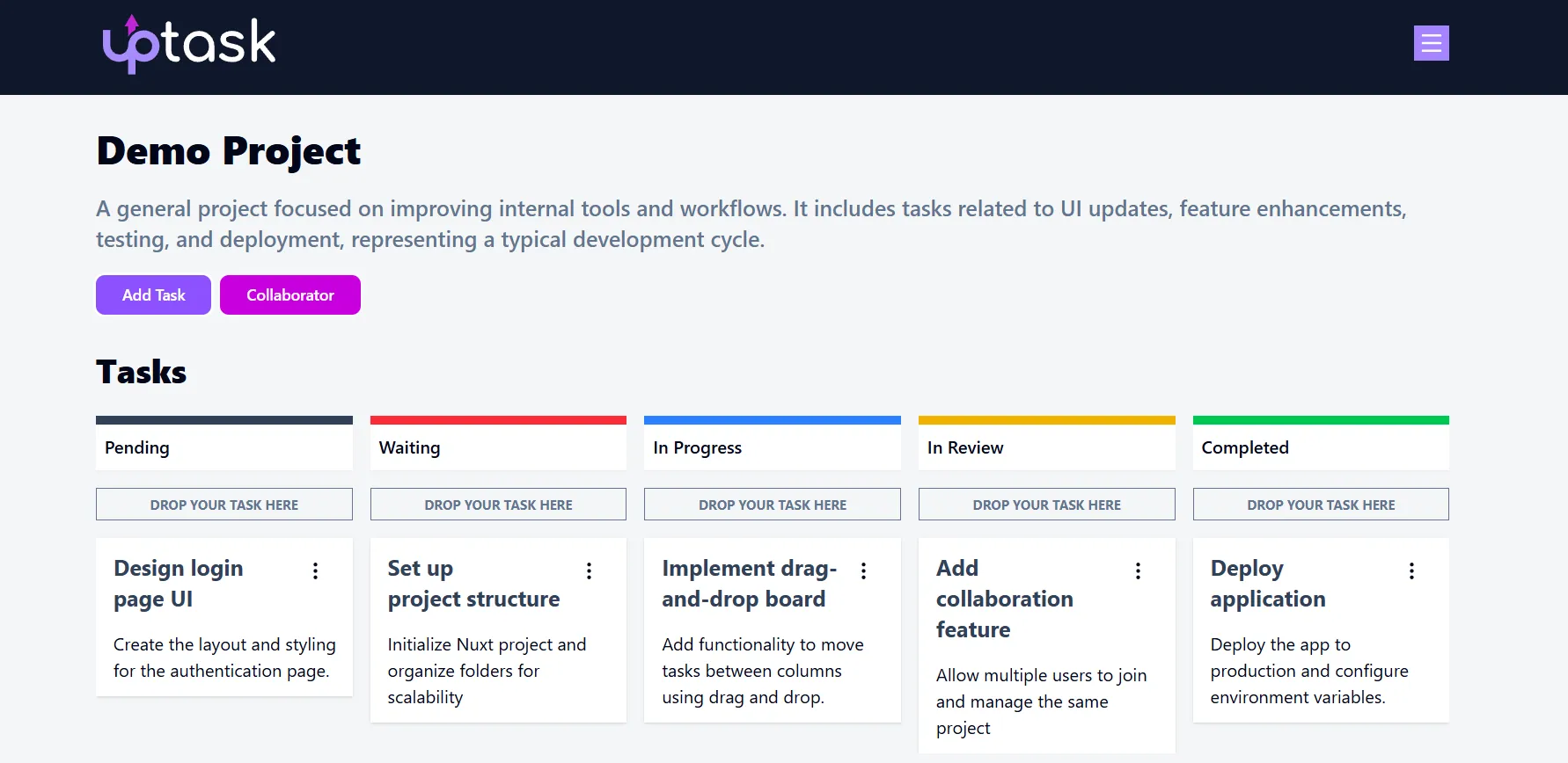 UpTask Project - Image